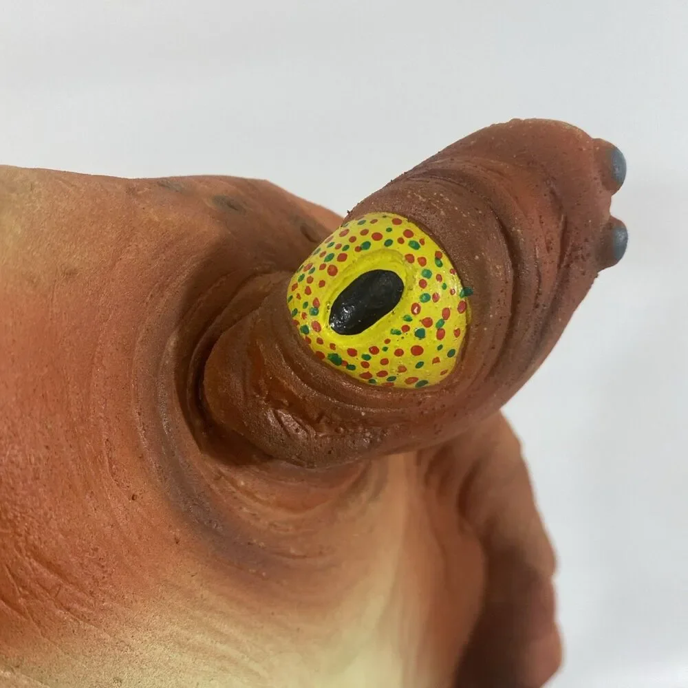 Vintage Star Wars Episode 1 Jar Jar Binks PVC Rubber Don Post Costume Mask 1999